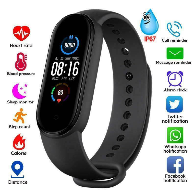 

Фитнес браслет Mi Band M5 Смарт часы