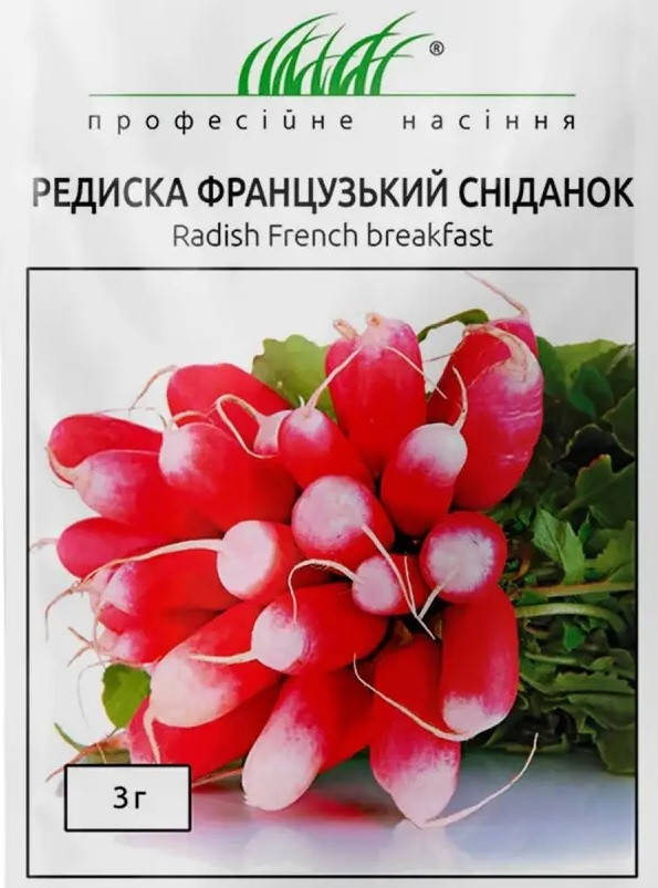 

Редис Французский Завтрак семена Tezier Франция 3 г