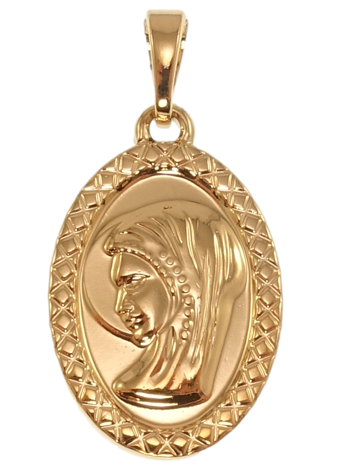 

Кулон Xuping Позолота 18K "Ладанка Дева Мария" для цепочки до 5мм