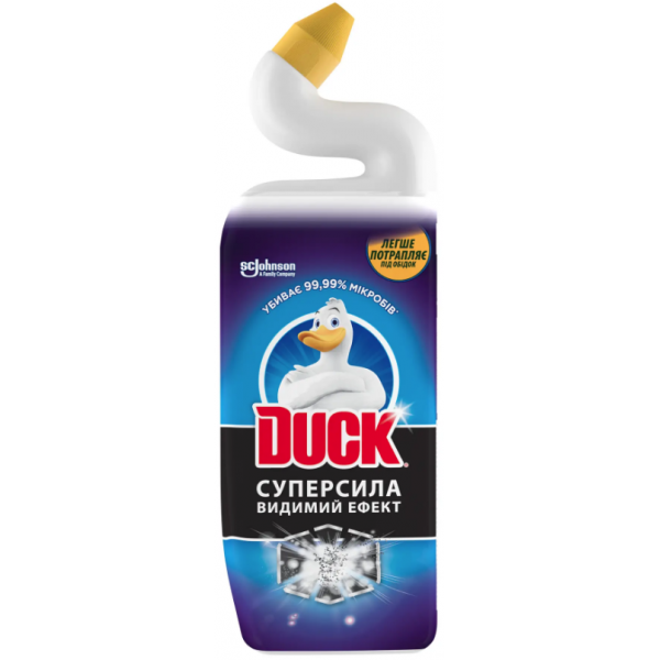 

Чистящее средство для унитаза Туалетный Утенок Супер сила Видимый эффект, 500 мл