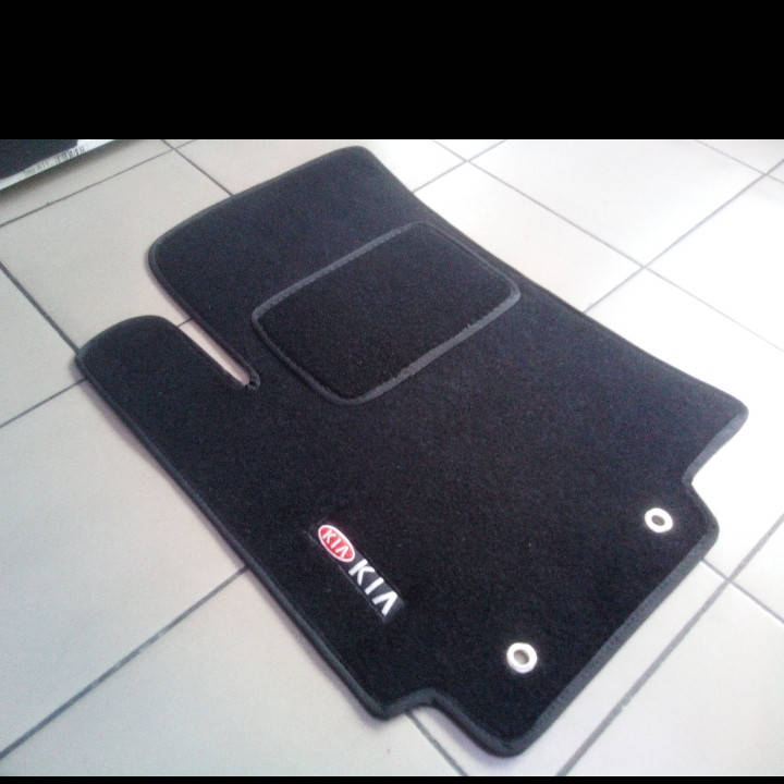 

Водительский коврик ворсовый для KIA Rio (2011-2016), Черный