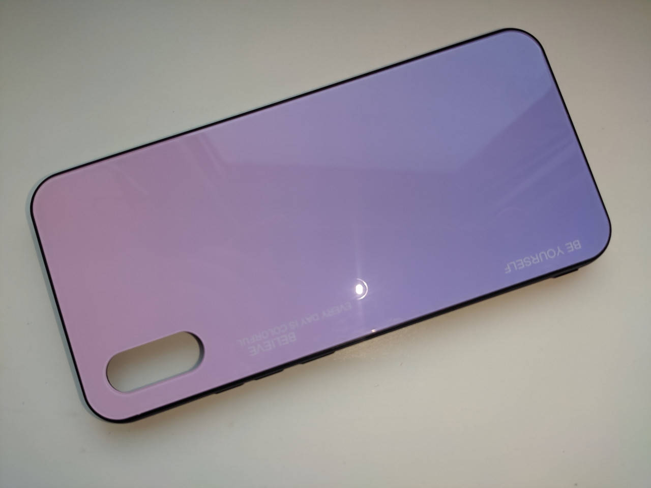 

Чехол градиент стеклянный для Xiaomi Redmi 9a, Фиолетовый