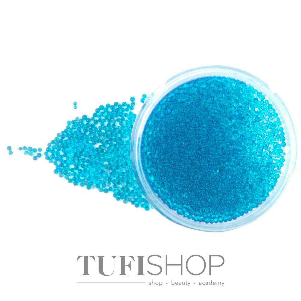 

Хрустальный бисер в баночке Nail World Dodger Blue AB