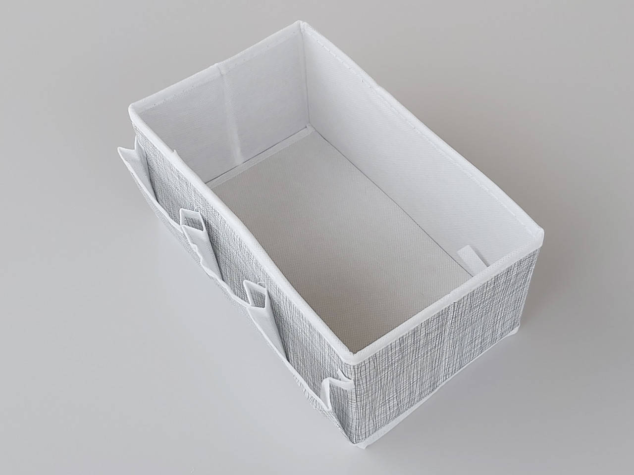 

Коробка-органайзер SR25 Ш 25*Д 15*В 12 см. Цвет серый для хранения одежды, обуви или небольших предметов