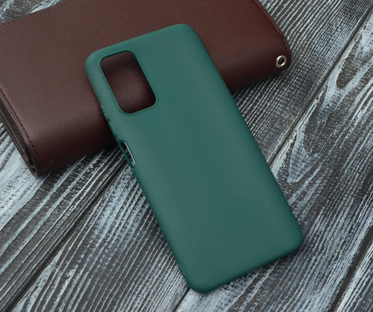 

Матовый силиконовый чехол для Xiaomi Redmi 9T Изумрудный