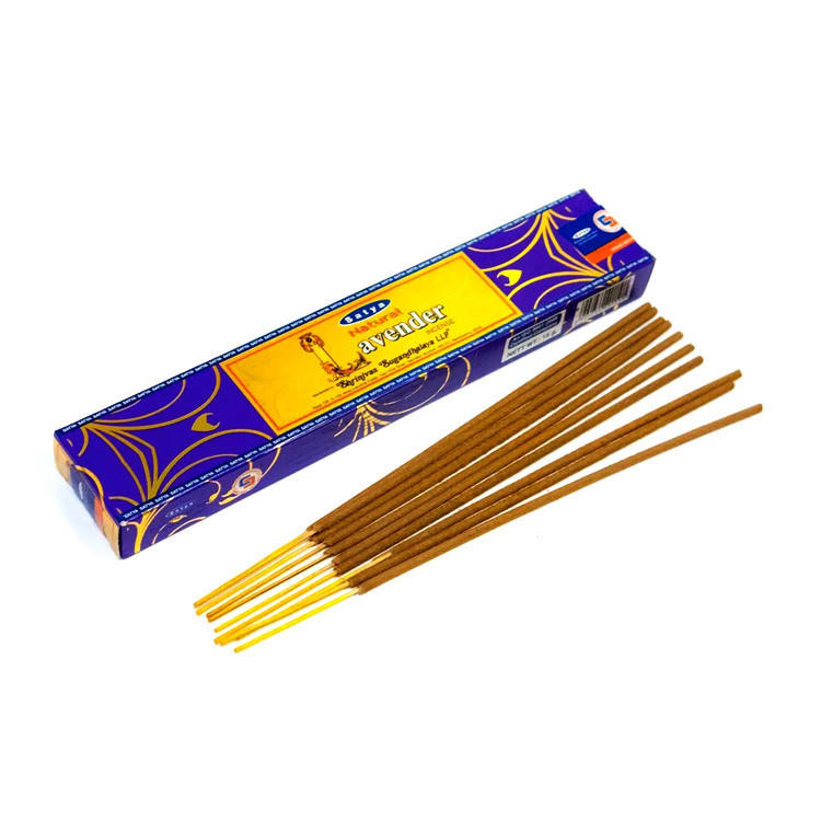 

Натуральные благовония Natural Lavender (Натуральная Лаванда)15 gm Satya Индия