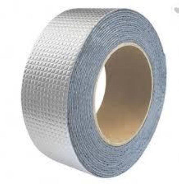 

Сверх прочная липкая лента с алюминиевым 7233 (BUTYL SELF-ADHESIVE) 5 см*1.2 mm*10m