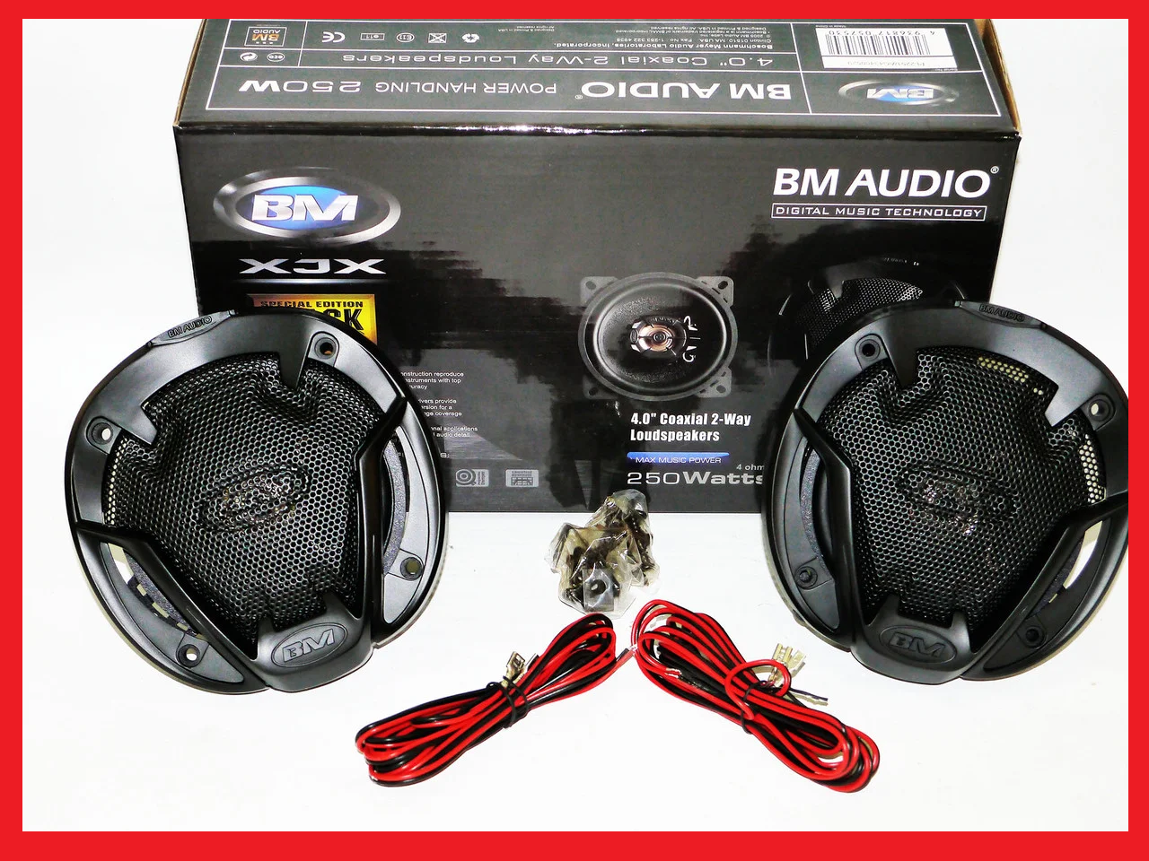 

Автомобильная акустика BOSCHMANN BM AUDIO XJ1-G434T2 10см 250W 2х полосная
