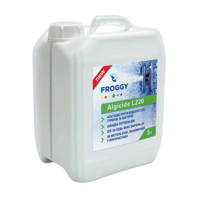 

Средство против водорослей для бассейна, альгицид Froggy Algicide L220, 5 л