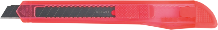 

Нож канцелярский с механическим фиксатором лезвий Buromax 9мм. (BM.4631)