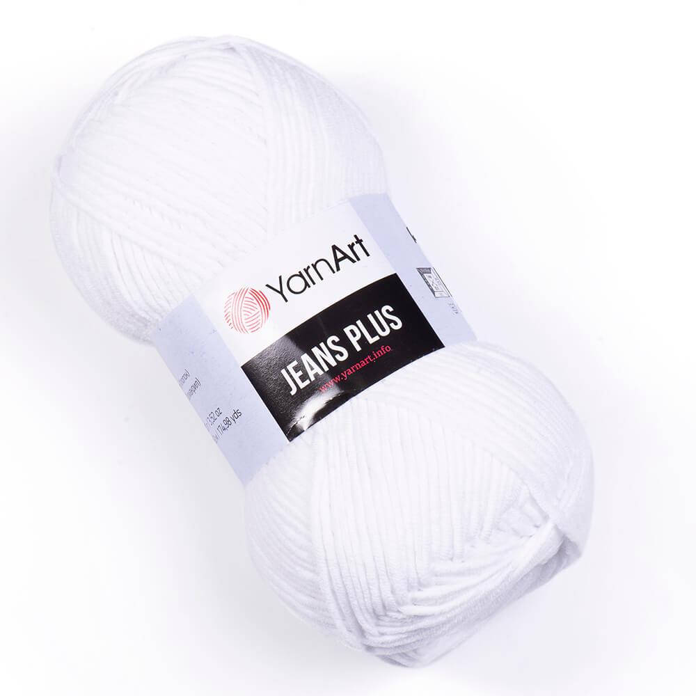 

62 Пряжа YarnArt Jeans Plus белый