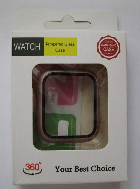 

Защитный чехол - бампер для Apple Watch серии 6,5,4,3,2,1 - 44 мм розовое золото