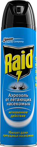 

Аэрозоль Raid от летающих насекомых 300 мл