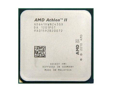 

AMD Athlon II X4 641 CPU AD641XWNZ43GX 2.8GHz/4M/100W Socket FM1 Процессор для ПК