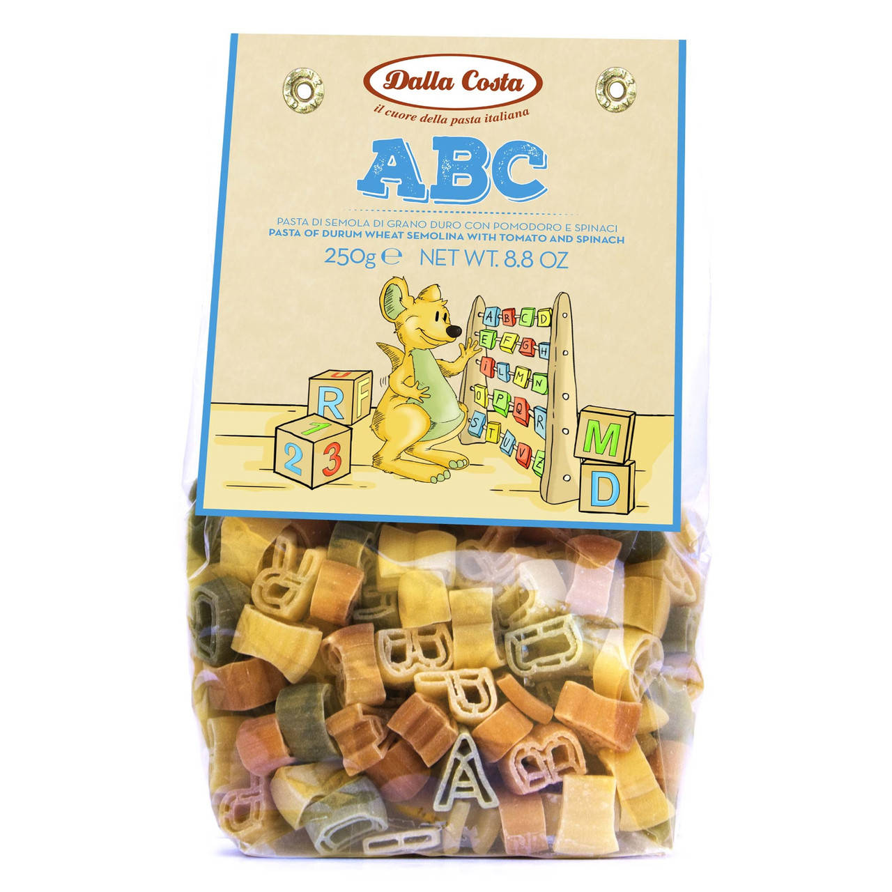 

Макароны детские Pasta Dalla Costa ABC (алфавит) Италия 250г