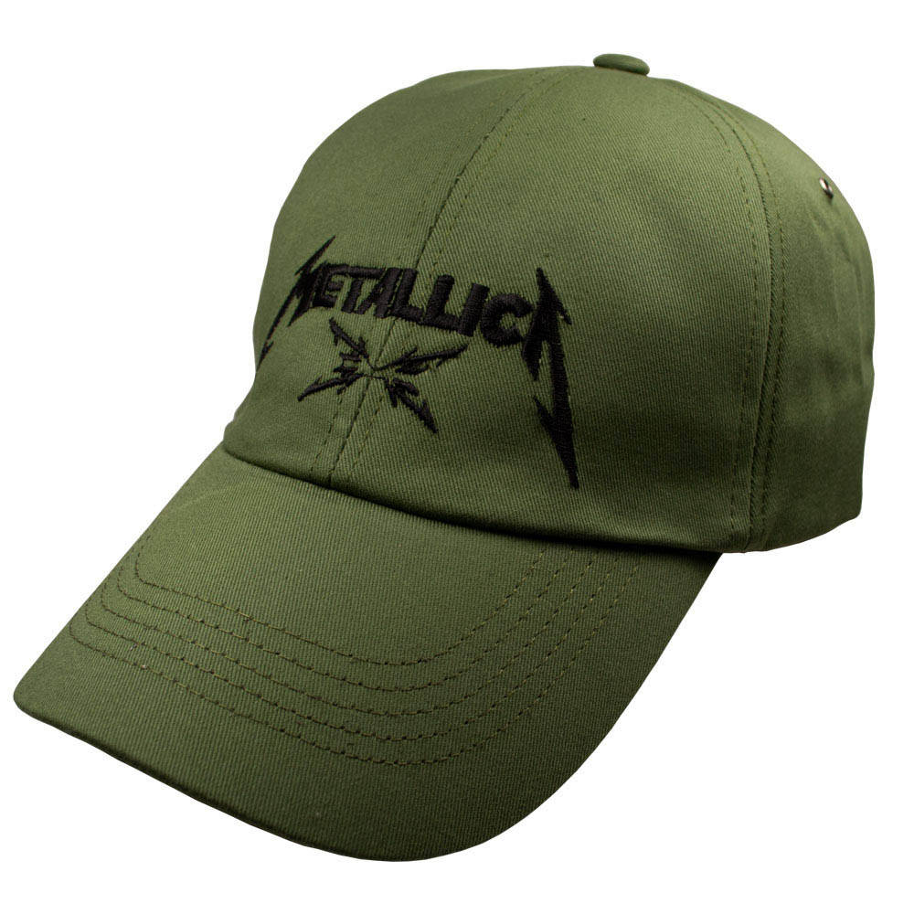 

Бейсболка METALLICA Logo оливковая, Оливковый