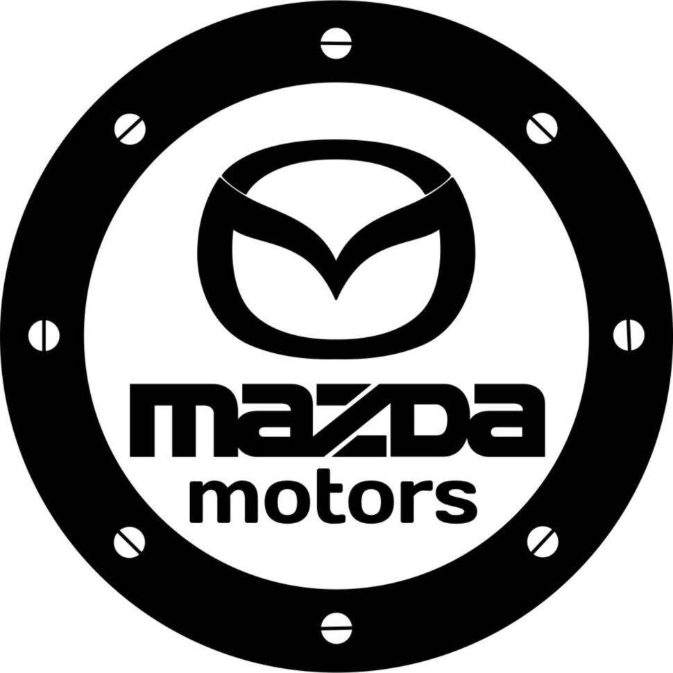 

Виниловая наклейка на автомобиль - Лючок Mazda motors