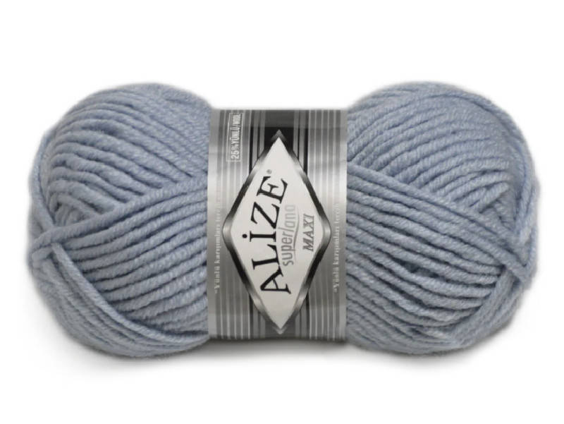 

Alize Superlana maxi, №480 нежно голубой