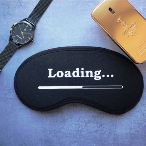 

Маска для сна (повязка для сна) 100% хлопок "Loading"