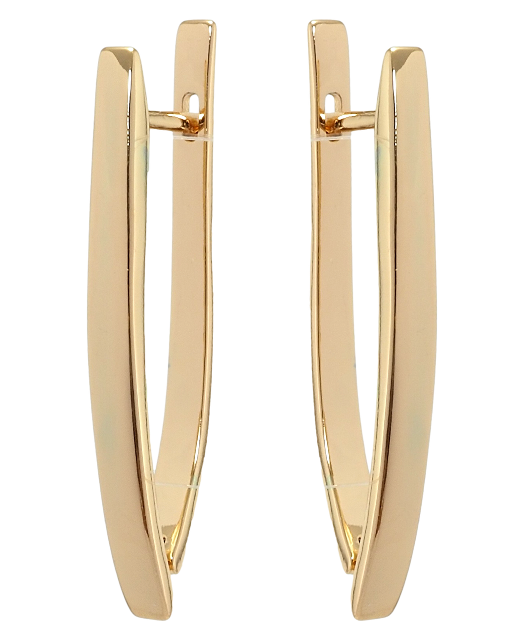 

Серьги Xuping Позолота 18K английский замок "Скобы"