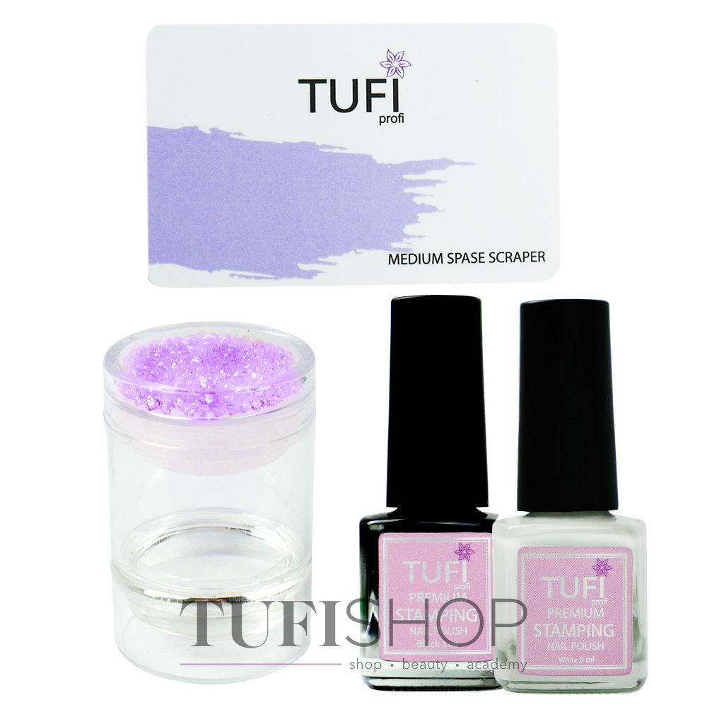 

Набор TUFI profi PREMIUM для стемпинга Frida 2 (штамп фиолетовый+2 лака+скрапер) (0102073)