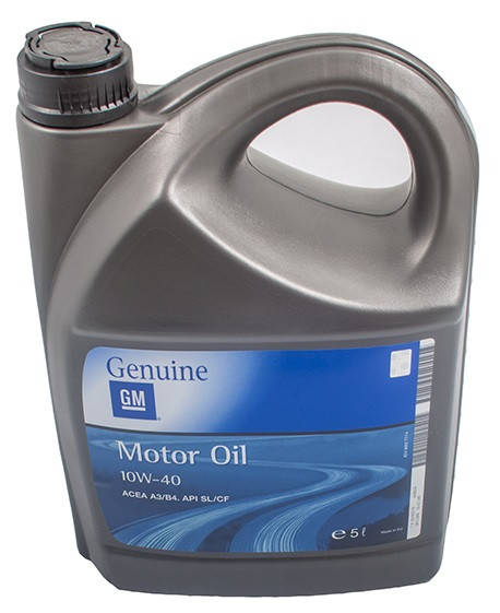 

Масло моторное GM 10W-40 полусинтетика 5л 08652