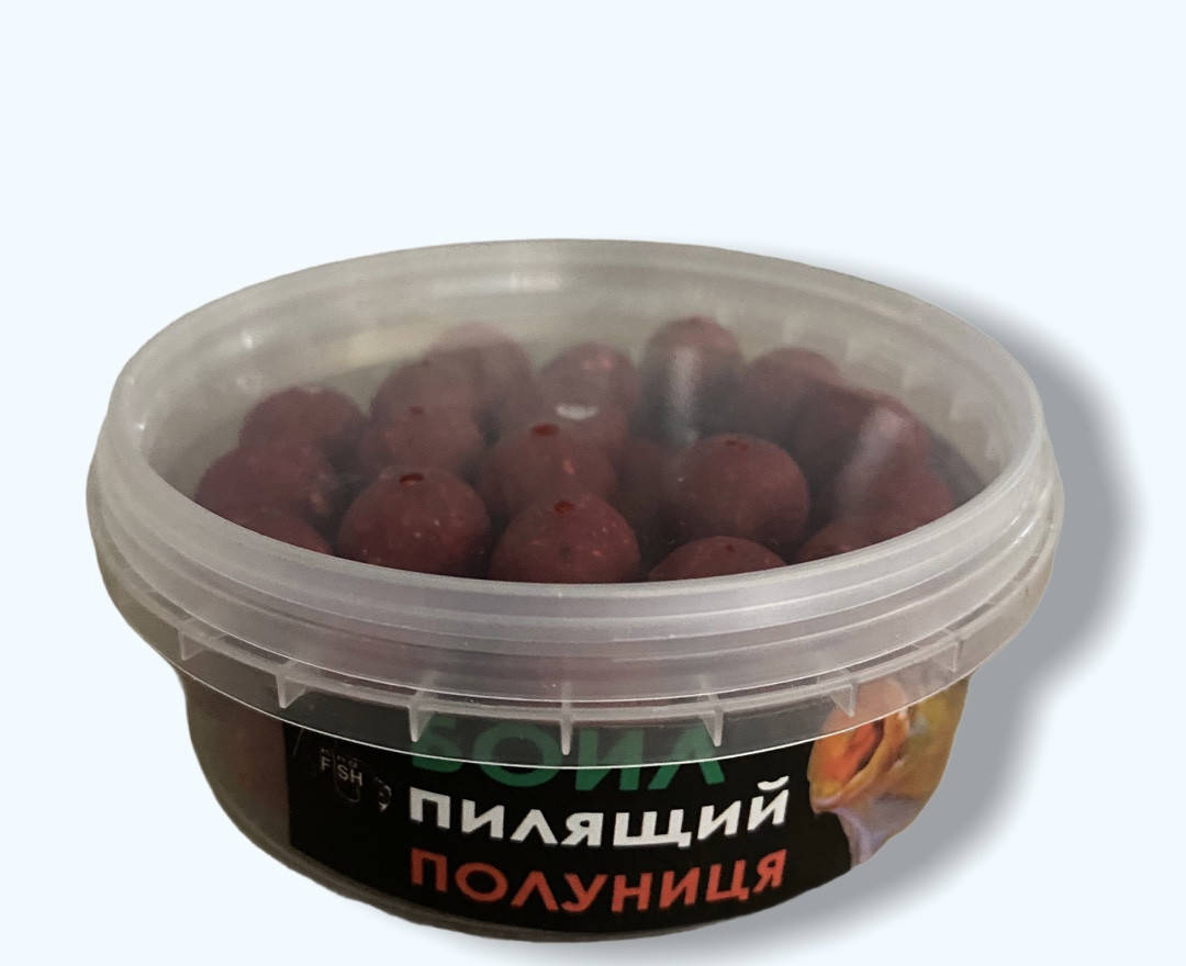 

Пылящие бойлы клубника