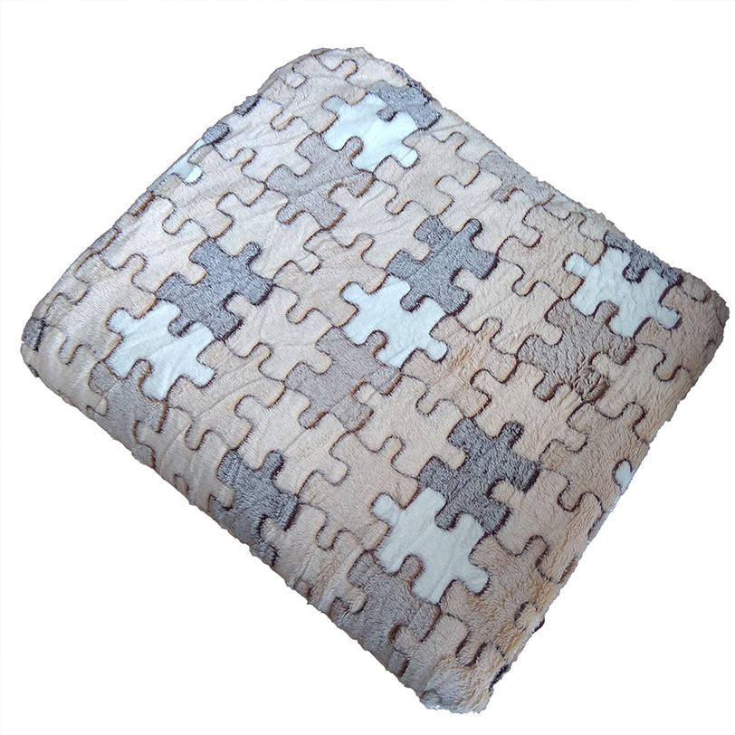 

Покрывало простынь махровое травка евро стандарт 200*220 пазлы, Разные цвета