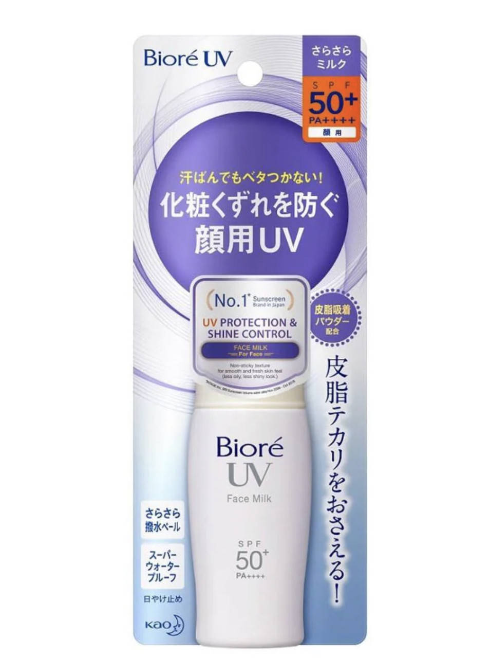 

Матирующее солнцезащитное молочко Biore UV Face Milk SPF50/PA++++ 30 мл