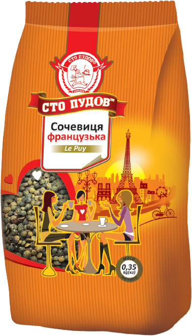 

Чечевица французская Сто Пудов™ (350 грамм)
