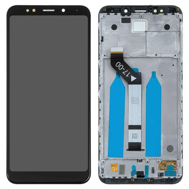 

Дисплей Xiaomi Redmi 5 Plus, Black | в сборе с сенсорным экраном (тачскрин) и рамкой (560610032033), Черный