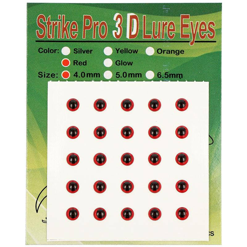 

Глаза Strike Pro 3D для воблера 4мм красные