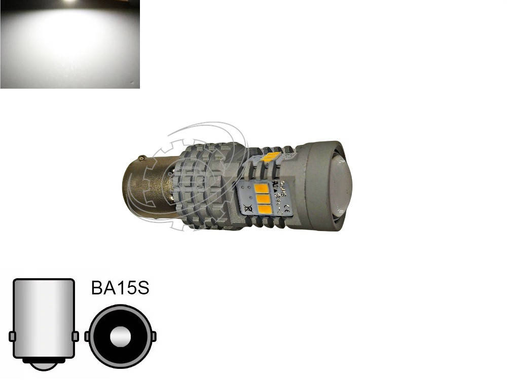 

Автолампа LED BSmart T5 P21W 1156 BA15S 3020 14SMD 12В 21Вт Canbus Белая
