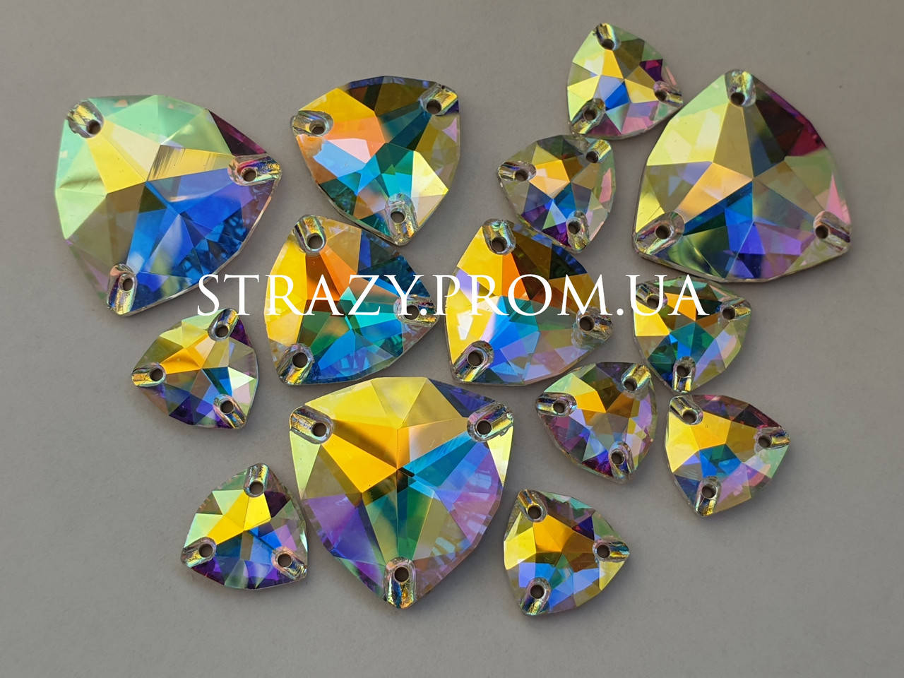 

Стразы пришивные SWARO Trillant 12мм. Crystal AB