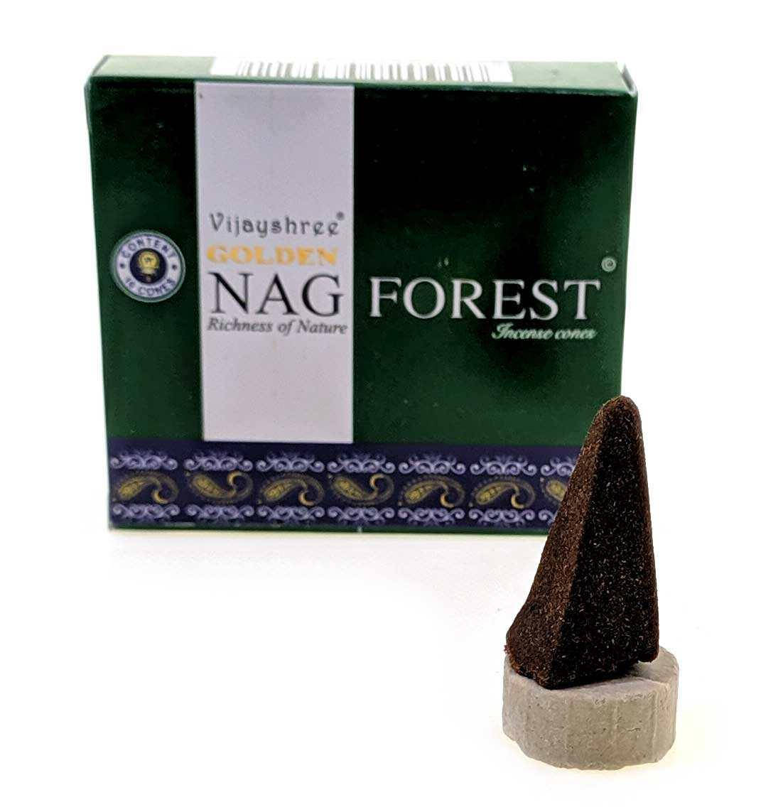 

Golden nag Forest (Лес)(Vijayshree)(10 конусов)(12шт/уп) конусы