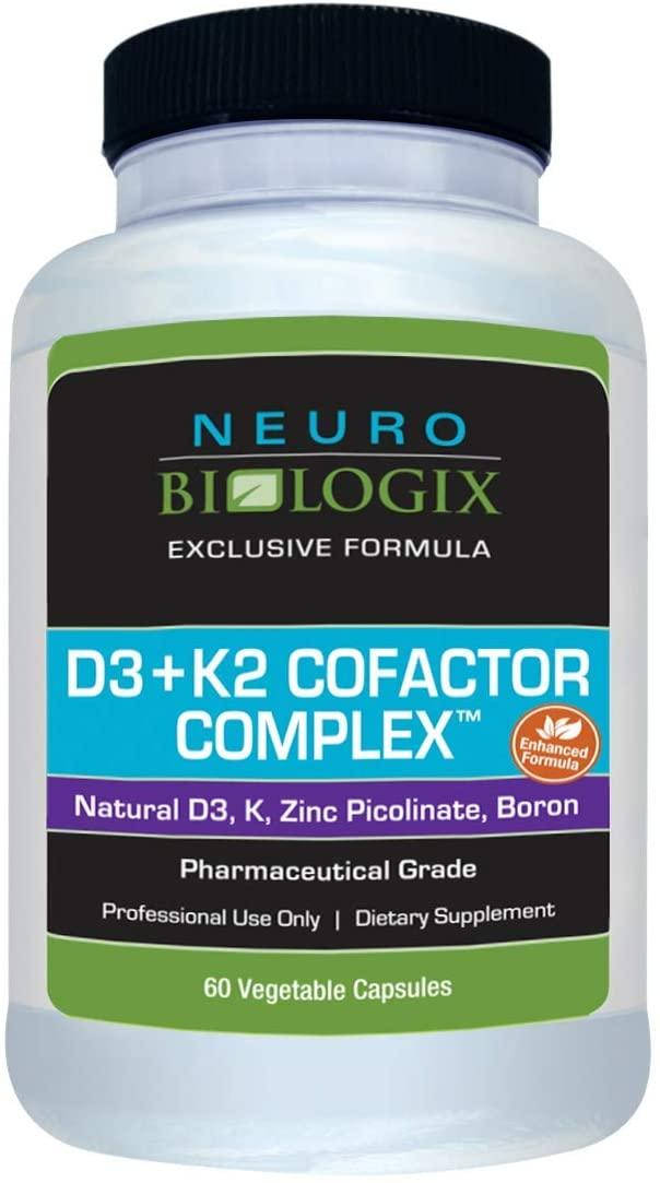 

Neurobiologix Vitamin D3 + K2 Cofactor Complex / Д3 + К2 с кофакторами 60капс