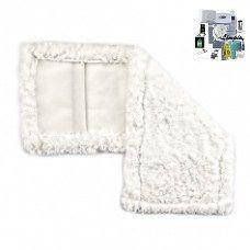 

Моп плоский с карманами, для швабры 40 см, микрофибра белая