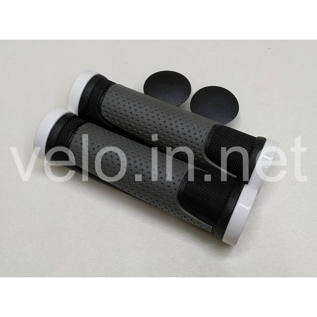 

Грипсы VELO 130 мм, с белыми замками (Тайвань)