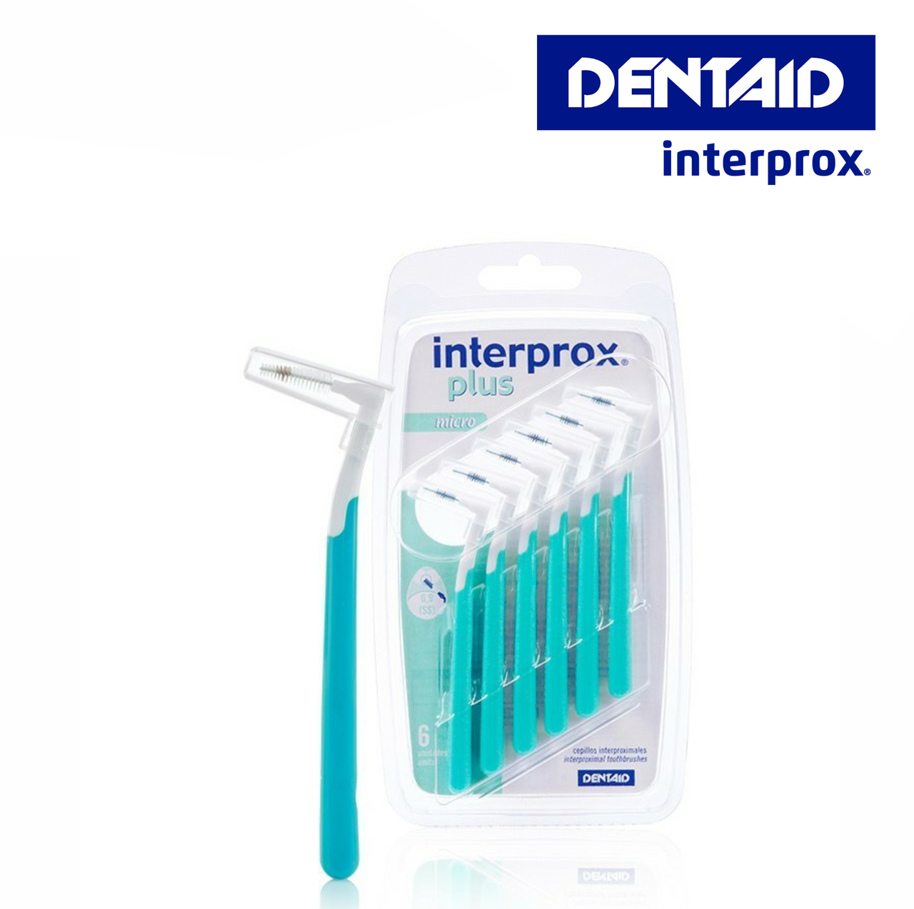 

Щетка межзубная INTERPROX PLUS 2G MICRO, 0.9 мм, 6 шт., Черный