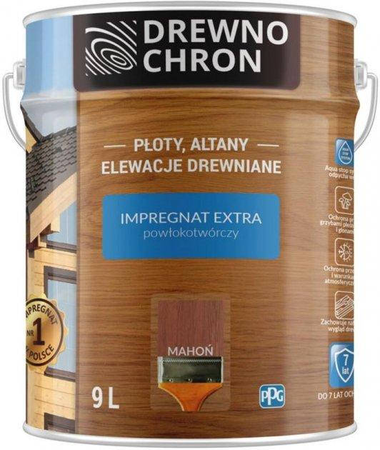 

Плёнкообразующая пропитка Drewnochron Impregnat Extra Махагон 9 л