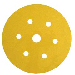 

Круг шлифовальный абразивный (7 отверстий) 3M Hookit™ 255P Gold, Ø150 мм P240