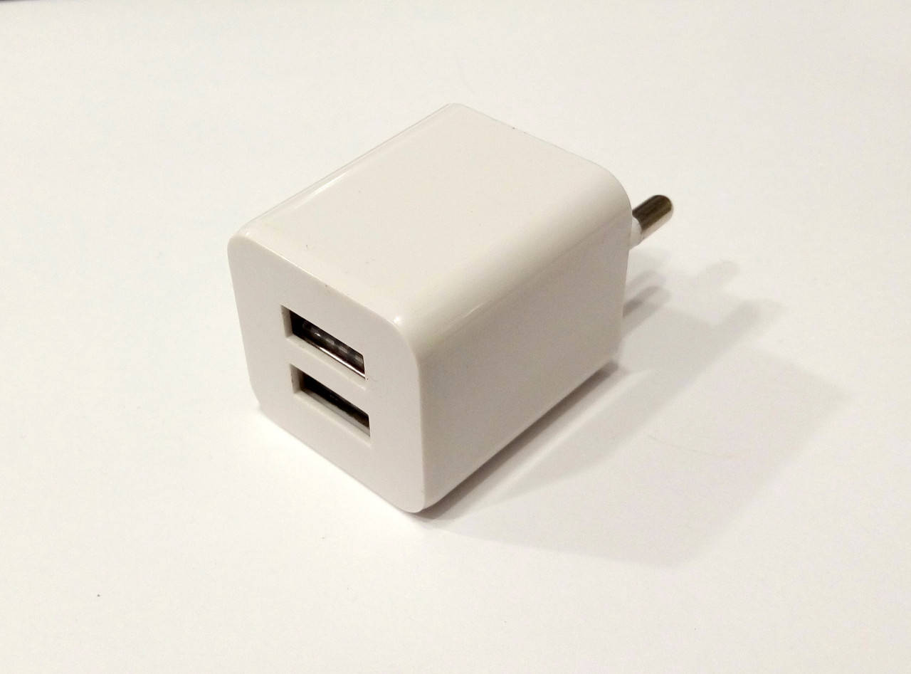 

Сетевое зарядное устройство для Apple 2-USB, Белый