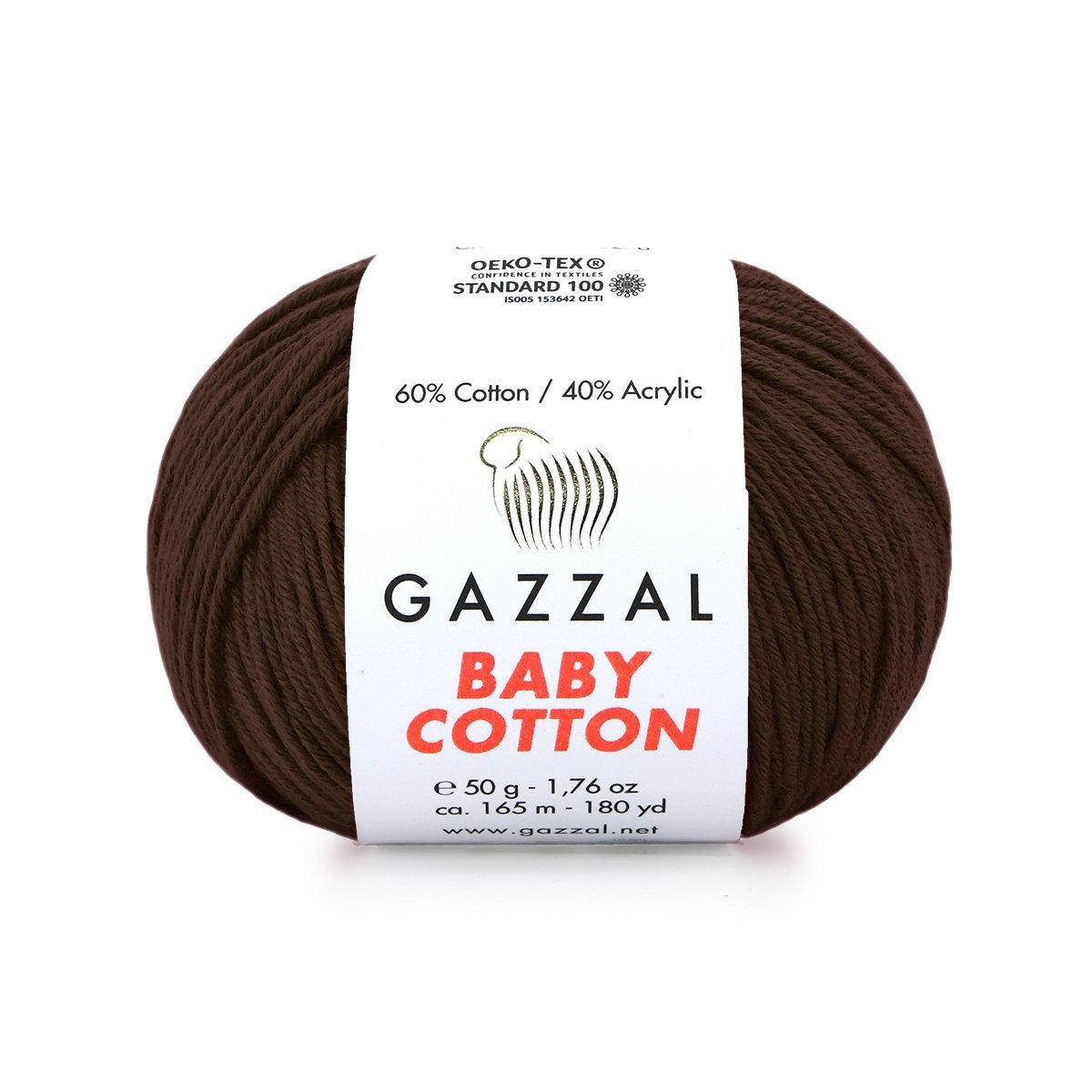 

Gazzal Baby Cotton (беби коттон) 3436 коричневый