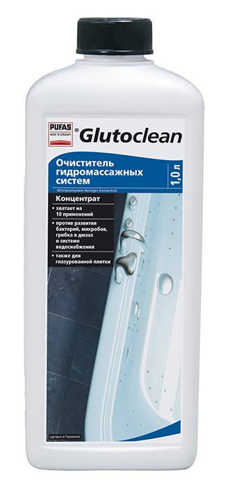 

Очиститель гидромассажных систем (Концентрат) Glutoclean, 1л