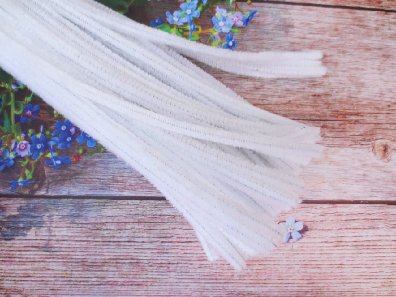 

Синельная проволока, 30 см, цвет - БЕЛЫЙ, 20 шт