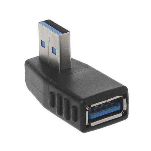 

Адаптер переходник угловой USB 3.0 Male-Female Alitek Левый Left