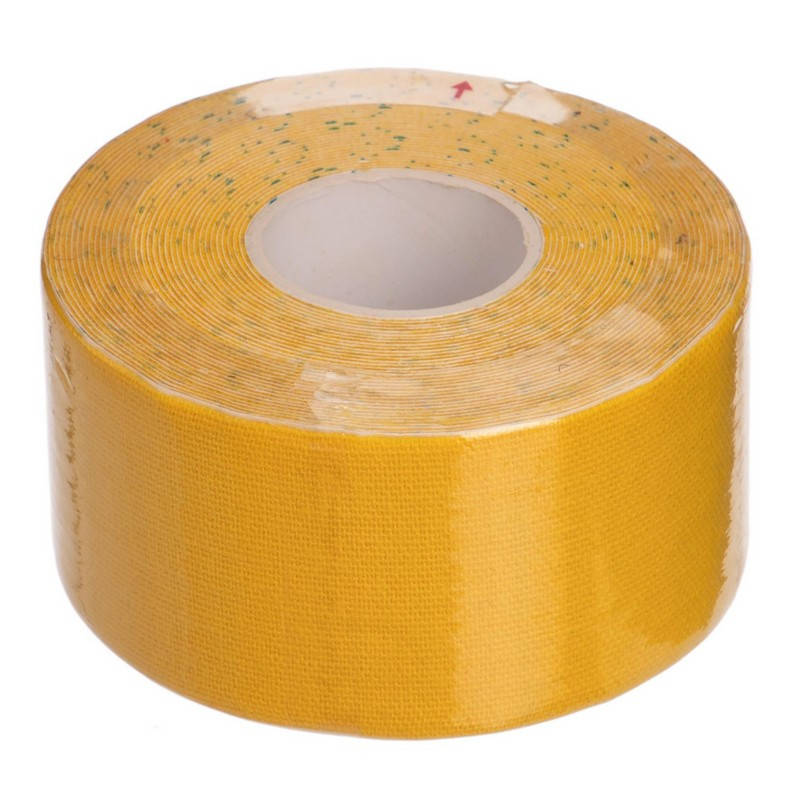 

Кинезио тейп пластырь Kinesio Tape SP-Sport 5504-2,5 ширина 2,5см длина 5м Yellow