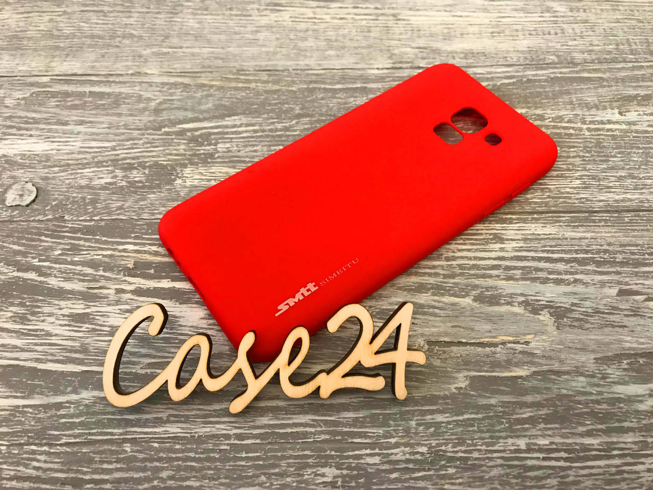 

TPU чехол Smitt накладка бампер для Samsung Galaxy J6 J600 2018 (5 цветов) красный