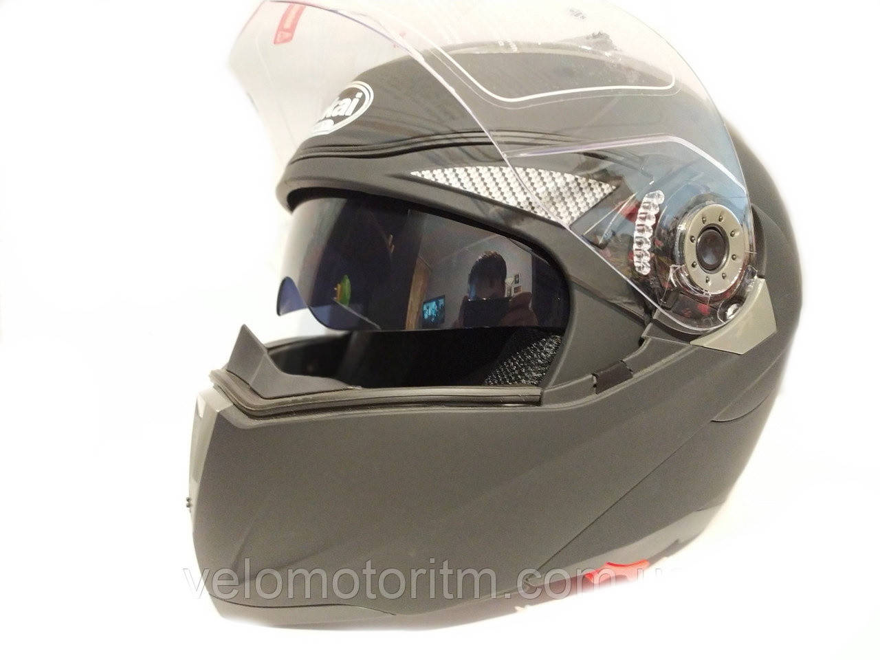 

Шлем модуляр черный матовый размер (55-56)