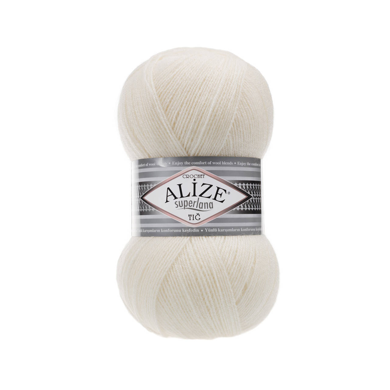 

Alize Superlana Tig молочный №62
